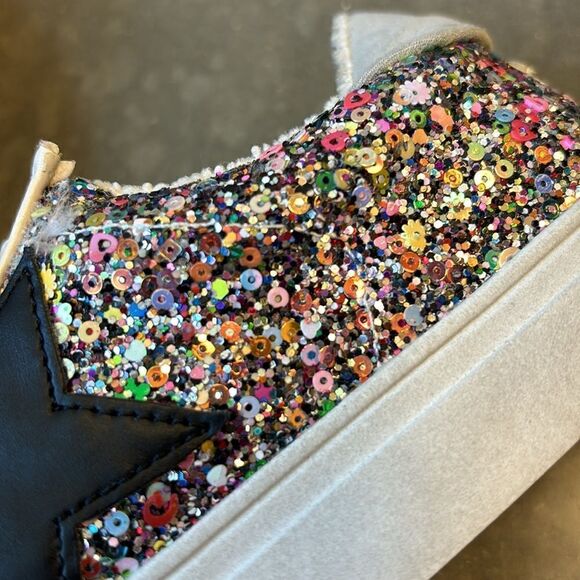 Steve Madden sneakers girls 4 glitter star - Picture 6 of 13